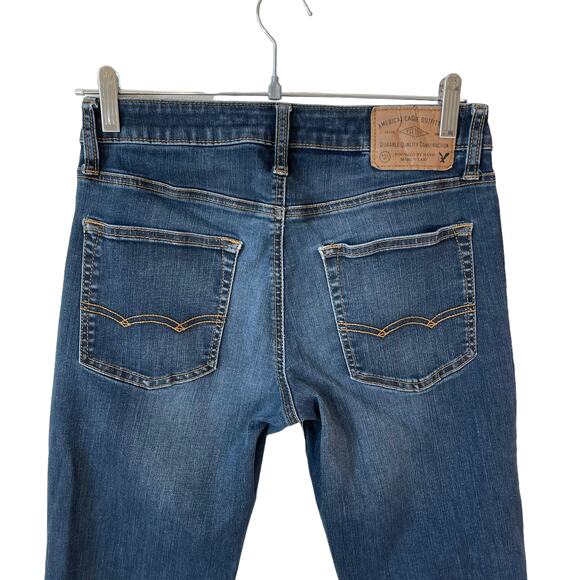 AMERICAN EAGLE Men's Extreme Flex Original Straight Jeans Dark Wash Size 28x32 - Picture 5 of 12